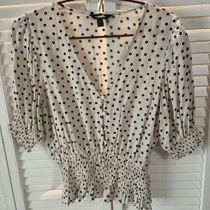 Polka dot Express blouse